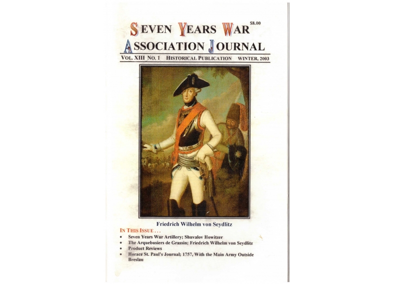 Seven Years War Association Journal vol 13 n1